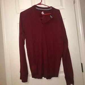 🌟Red Nike 1/4 button down sweater 🌟